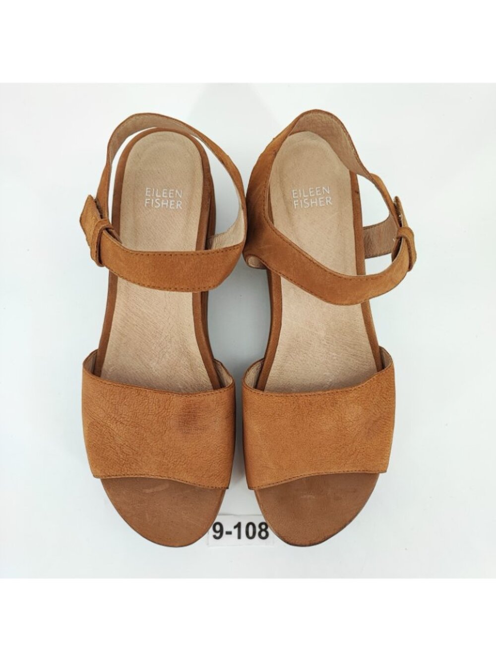 Eileen Fisher x Camper Misia Women's 9 US Sandals Leather Brown - Picture 2 of 9